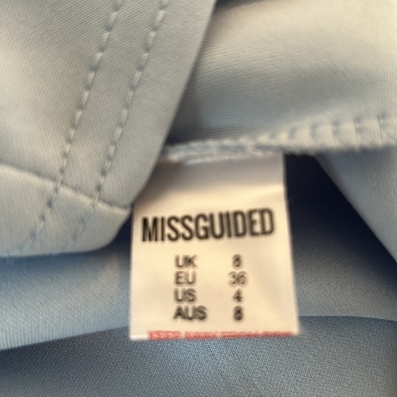 Missguided Light Blue Mini Dress - Picture 8 of 9